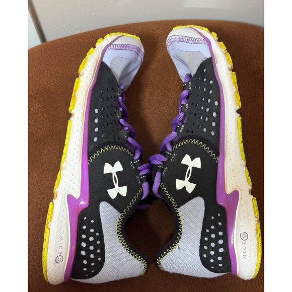 UNDER ARMOUR MICRO G SPORT RUNNING SHOES WOMENS SIZE 6 PURPLE LIGHTWEIGHT - Picture 4 of 9